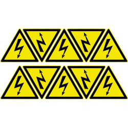 TE Connectivity 7-1768019-9 Warning Signs Self-Adhesive Film 10pcs