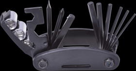 Bike - 15-piece multi tool with belt pouch
