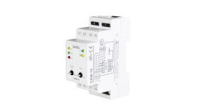 Cyfrowy Czujnik Kolejności Faz I Zaniku Faz, 16A 2-Mod. Nastawa Czasu I Progu...