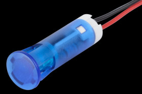 QS83XXB220 Indicator LED, 220 V AC, 8 mm, wired, blue