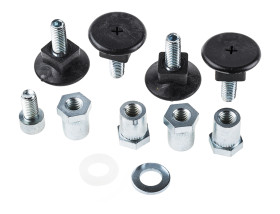 Stopka, typ: Regulowane nóżki, do użytku z: Szafki 19 cali