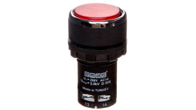 Przycisk Sterowniczy Monoblok, Kryty, Niestabilny, 1No, Czerwony T0-Mb100dk