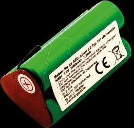 31036 Battery for AEG Junior 2.0 Type 141, NiMh, 2000 mAh