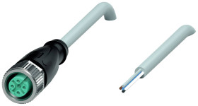 Pepperl+Fuchs 239998-100003 Złącze konfekcjonowane czujnika/aktuatora V15-G-0,3M-PVC, piny: 5, 0.3 m, 1 szt.