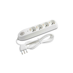 Listwa zasilająca 1.5m 4 gniazda Przedłużacz z gniazdami typ 2P+T 250 V AC