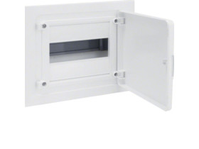 Rozdzielnica podtynkowa 8 modułowa 1x8M drzwi pełne IP40 GOLF VF108PD HAGER