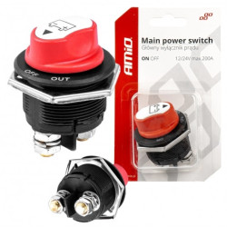 Wyłącznik prądu akumulatora Hebel samochodowy 12V-32V 200A AMIO