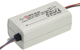 Sterownik LED napięcie wyjciowe: 24V 670mA napięcie wejściowe: 127 → 370 V dc, 90 → 264 V ac