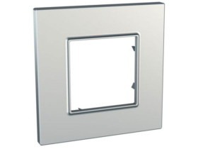 UNICA QUADRO Ramka 1 pojedyncza silver MGU6.702.55 SCHNEIDER ELECTRIC