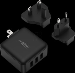 1001-0139 TC315 USB travel charger/3 A/15 W/3 ports