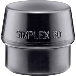 Halder 3202.060 SIMPLEX Replacement Head Semihard 205g Medium-Hard Insert