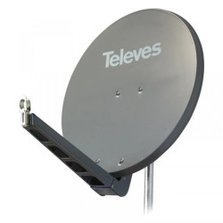 Aluminiowa antena satelitarna QSD85 85x95cm szary antracyt 790302