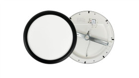 Lampa Natynkowa Podtynkowa Plafon Led Pherkad 18/25W 3000-6000K Czarna