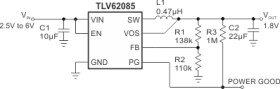 3-A High Efficiency Step-Down Converter in 2x2 QFN