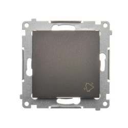 Simon 54 Przycisk /dzwonek/ 16AX 250V brąz mat DD1A.01/46