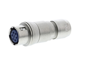 Złącze wielostykowe przemysłowe 6-pinowe Miniaturowe Montaż na kablu Gniazdo Hirose