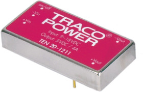 DC converter, 36-75 VDC, 20 W, 1 output, 12 VDC, 89 % efficiency, TEN 20-4812