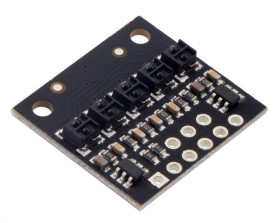 Pololu QTRX-HD-05RC Reflectance Sensor Array: 5-Channel, 4mm Pitch, RC Output, Low Current
