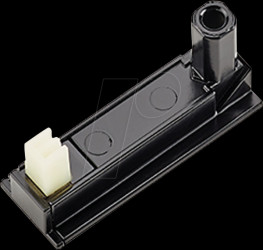 918.122 DESK2 adhesive base RAL9005, black 2 pieces