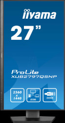 XUB2797QSNP-B1 69-cm monitor, QHD, loudspeakers, USB dock, LAN, pivot