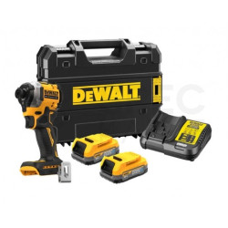 ZAKRĘTARKA UDAROWA AKUMULATOROWA 1/4' 18V XR 2*1.7AH DEWALT
