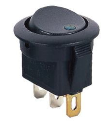 PRZEŁĄCZNIK KLAWISZOWY MIRS101-ECDBL 16A/12V ON-OFF NIEBIESKI PODŚWIETLANY (PRZEL555-BL)