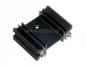 Radiator 25 x 34,9 x 11,9mm czerniony TO220