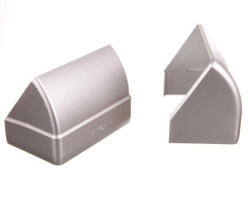 Simon Connect Kąt zewnętrzny regulowany Cabloplus ALU 90x55mm anodowane aluminium TKA102208/8