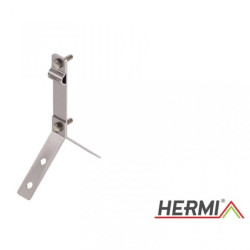 Podpora zwodu na gąsior z blachy, nierdzewna