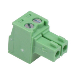 2-Way 3.5mm Right Angle Pluggable Terminal Block 8A 300V