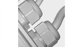 Dławnica Poliamidowa Pg21 Ip68 Szara Dk Pg-21-S /50Szt./