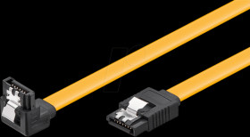 95020 Cable SATA 6 Gb/s connector &gt; 90° SATA connector 50 cm yellow