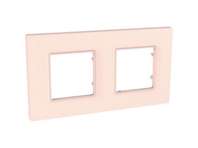 UNICA QUADRO Ramka 2 podwójna salmon MGU4.704.37 SCHNEIDER ELECTRIC