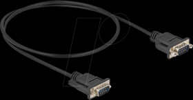 87839 Serial cable, RS-232, plug, slim, 0.5 m