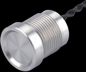 PS165Z10YSS1 Piezo switch 18 mm, 1A/24VDC, unlighted
