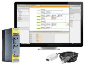 Zestaw startowy 3SK2 zawiera jednostkę podstawową 3SK2 22.5mm przewód USB 3SK2941-2AA11