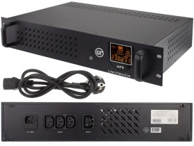 GT POWERbox UPS 850VA/510W 3x IEC C13 1x Schucko 19 USB