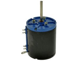 Potencjometr; helipot; osiowy; wieloobrotowy; WXD7-33 1K; 1kohm; liniowa; 5%; 5W; oś fi 4.00mm; 33mm; metal; gładka; 10; drutowy