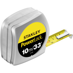 Stanley 0-33-443 PowerLock&#xAE; Classic Pocket Tape 10m/33ft (Width 25mm)