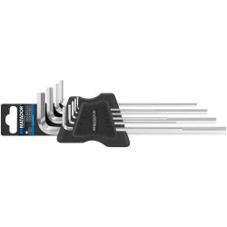 Matador 04419091 Allen Key Set Long 1.5-10mm 9-Piece Chrome-Vanadium