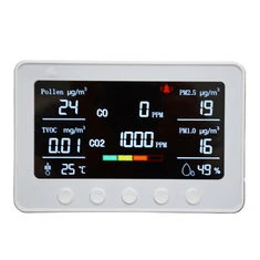 PT02 Plus 7W1 Inteligentny Monitor Jakości Powietrza WIFI CO2 PM2.5 Pyłki TVOC Czujnik Laserowy podczerwieni Nieodzowny dla bezp