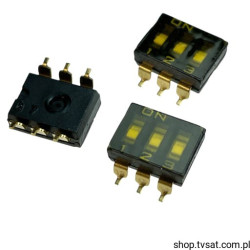A6S-3102-H DIP Switch 3 Position SMD OMRON
