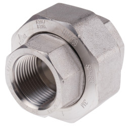 Złączka rurowa ze stali nierdzewnej gwint 1 1cal RS PRO gwint 2 1cal Ośmiokątne Proste Unia Z gwintem