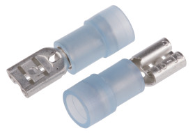 Konektor płaski Żeński 4.75 x 0.5mm 1,5 → 2,5 mm², 16 → 14 AWG długość 20mm Izolacja: Izolowane Cyna