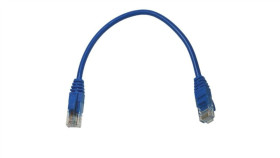 Kabel Patchcord Utp5 0,25M Niebieski