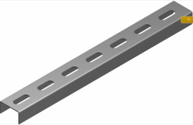 Ceownik 40x20mm 1,5mm do systemów PV CP40H20/3F 893530 /3m/