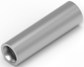 Butt connector, uninsulated, 1.25-2.0 mm², AWG 16 to 14, silver, 14.4 mm, 31819