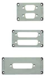 Adapter plate for heavy duty connectors, 1666470000