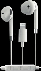 460005 In-ear headphones, MFI-certified, white