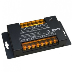 Wzmacniacz LED RGBW 32A 12-24V DC do taśm i modułów LED, uniwersalny RGB-W
